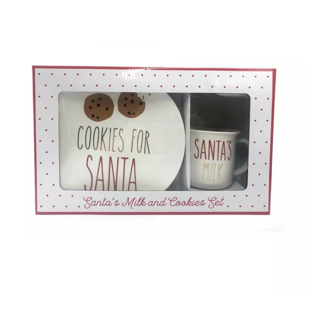 Santa's Milk and Cookie Set